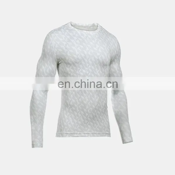 Fashion Crew Neck New Design Printing Dry Fit Compression photo-3