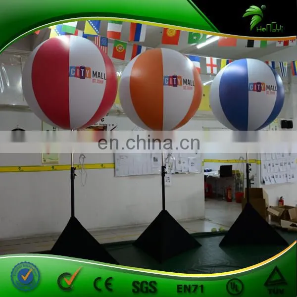 Outdoor Led Display Inflatable Tripod Balloon Customized Design Trade Show Bracket LED Lighting Ball photo-3