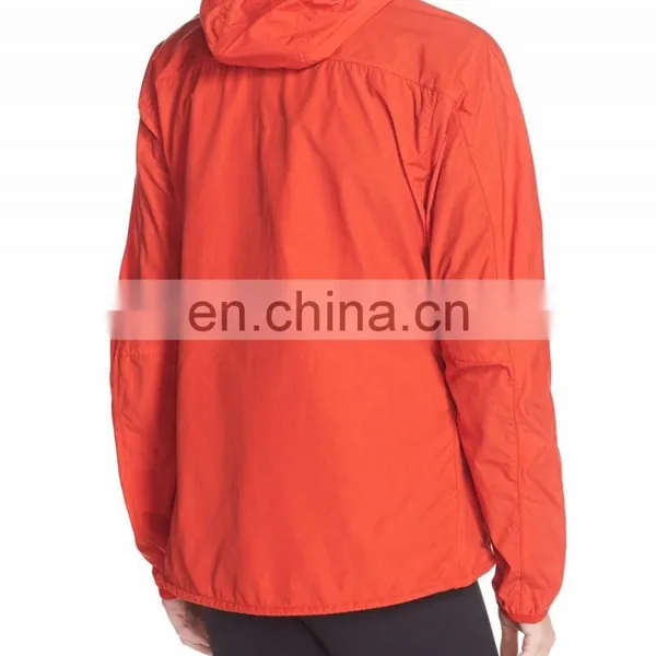Long Sleeves Zip Through Women Lightweight Sports Windbreaker Jacket photo-3