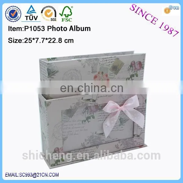 Fancy Colorful Wholesale Family Photo Album,wedding Photo Album With Photo Frame Box photo-4