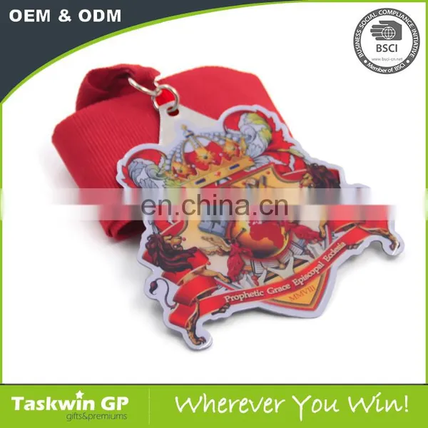 Newest Customized Souvenir 3d Custom Color Metals Medal With Ribbon photo-4
