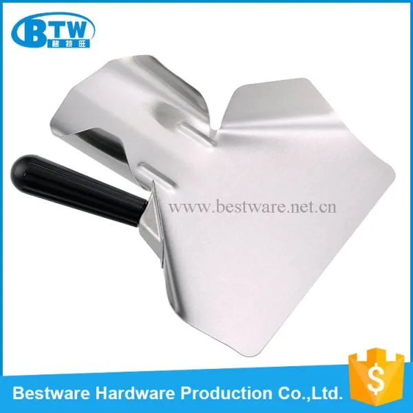 Stainless Steel French Fry Scoop With Single Plastic Detachable Handle