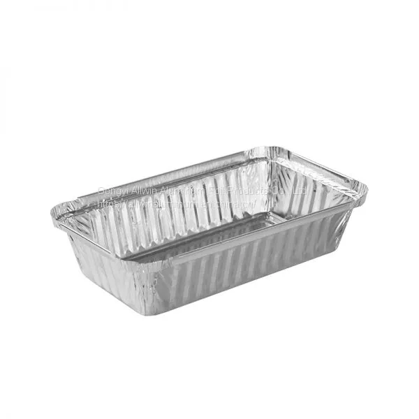 2lb Loaf Pan Disposable Aluminum Foil Container With Lid photo-2
