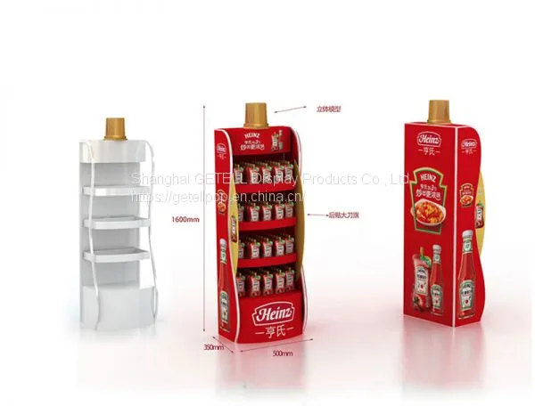 Special Structure Display Stand Floor Stand for Jam