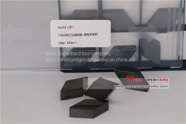 CBN Brazing Inserts BNK30 Brazing CBN/PCBN Turning Inserts for Continuous Cutting Turning Brake Disc photo-3