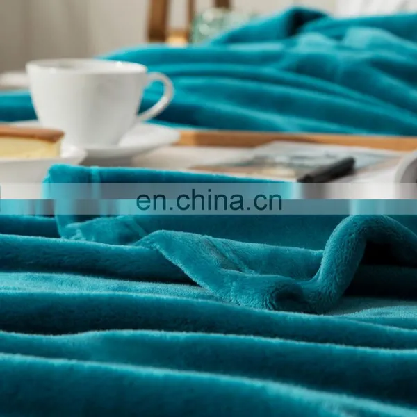 Better Structural Strength Design Not Wrinkle Double Sided Flannel Fleece Blanket photo-2