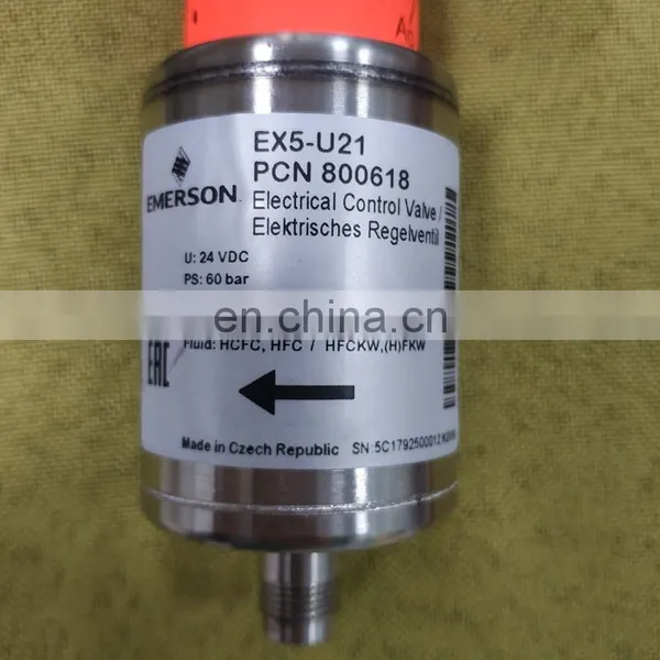 EMERSON Electrical Control Valve EX5-U21 PCN 800618 photo-3
