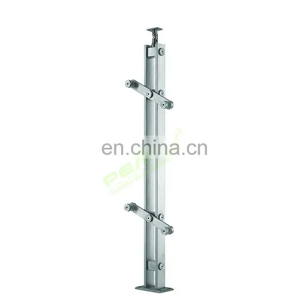 New Design Balcony Stainless Steel Railing Post Glass Balustrade Fittings Supplier In China photo-3