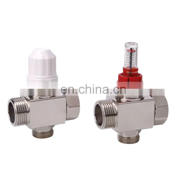 Brass Water Distribution Floor Heating Manifold For Radiant Heating System