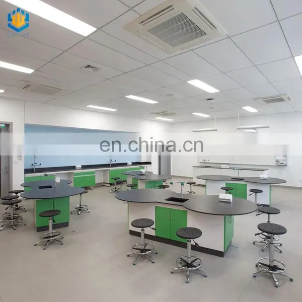 School Furniture Student Work Bench Steel Structure Phenolic Resin Worktop Work Table photo-2