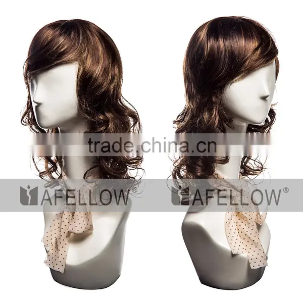 Fiberglass Head Model Abstract Head Mannequin Model Adults Women Display Hair Mannequins H1106 photo-3