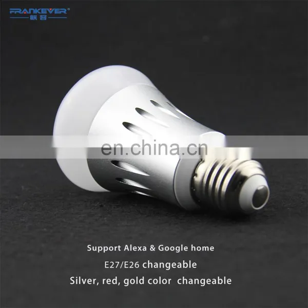 Frankever US/EU Standard Led Wifi Light Bulb Smart Home Controlled by Mobile App photo-4