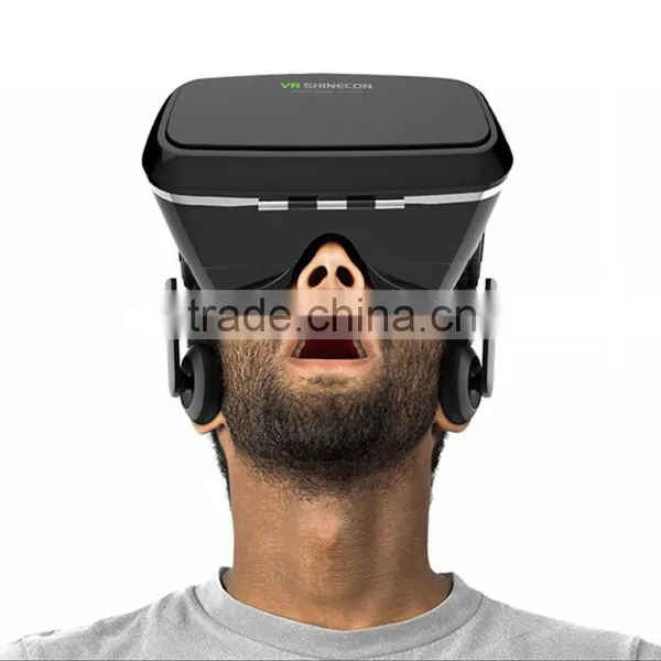 Newest Shinecon VR Virtual Reality 3D Glasses For 3.5INCH-6.0INCH Android IOS Smartphone photo-3