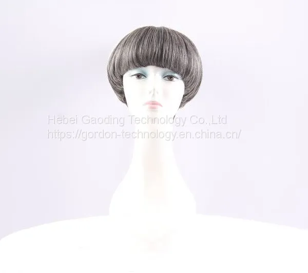 Gray Color Short Human Hair Bob Wig Direct Factory photo-2