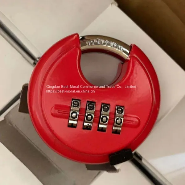 4 Digit Colorful Round Combination Disc and Discus Padlock photo-2