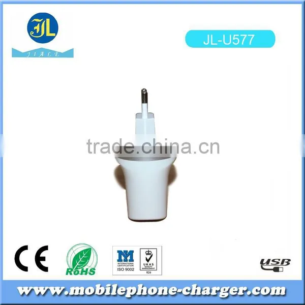 Universal Power Adapter Mobile Phone USB Travel Charger With 2 USB Port photo-4