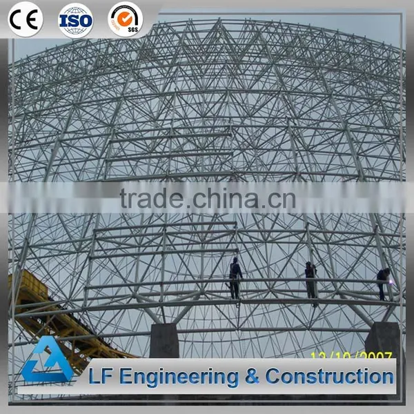 Cost Efficient Space Frame Dome Warehouse Dry Coal Storage Shed photo-3