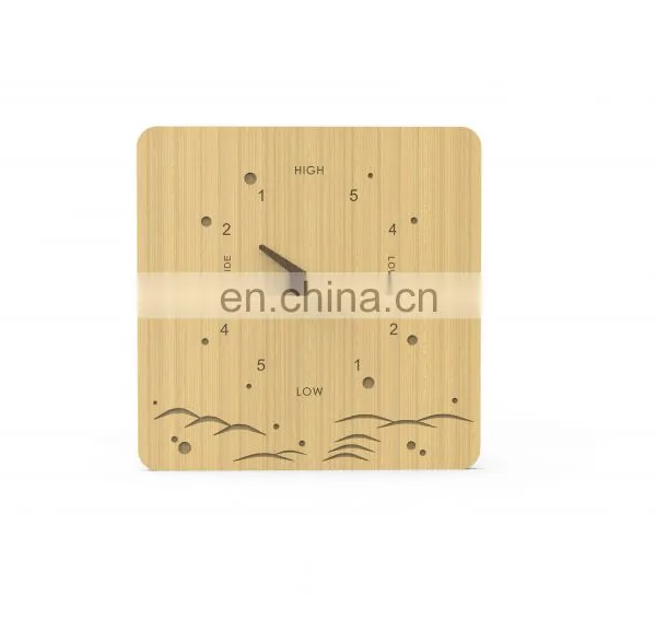 Japanese Style Minimalist Eco Friendly Household Living Room Bamboo Tide Wall Clock photo-5