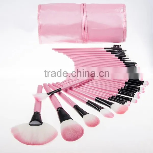 32pcs Professional Cosmetic Makeup Brush Kit With PU Bag photo-2