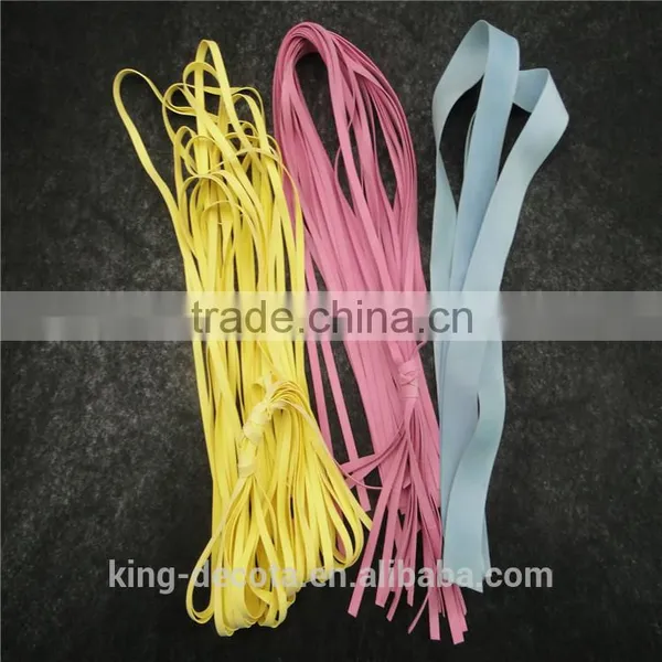 High Elastic Smooth Colorful Synthetic Rubber Belt For Swimwear/underwear photo-4