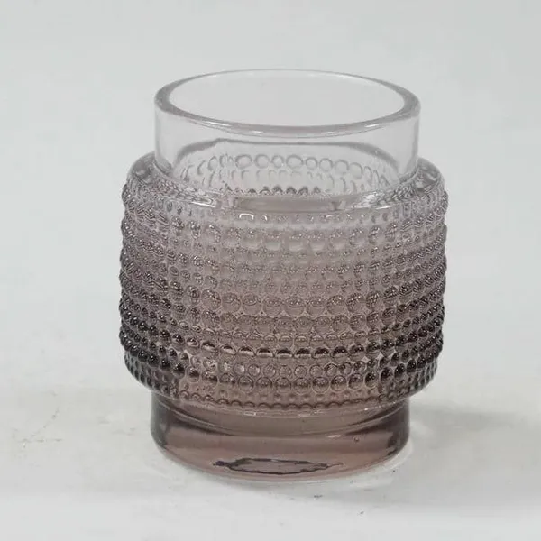 Glass Candle Holder Candle Stick Candle Jar Candle Pot Candle Vessel Glass Container Glass Jar Unique Candle Christmas Candle Holder Private Lable photo-3