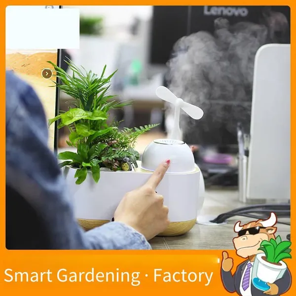 Smart Planting Flower Pot Humidifier, Manufacturer's Product, Business Gift, a Labor-saving Water-storage and Humidifying Gadget for the Lazy photo-3