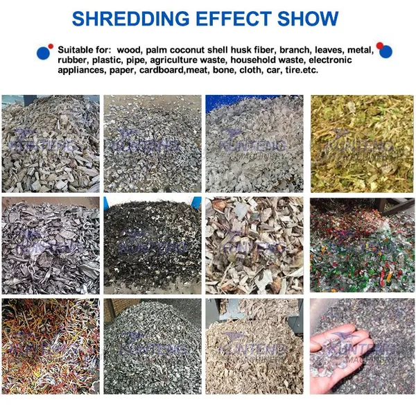 Industrial Dual Axis Cow Bone Animal Carcass Shredder Aluminum Shredding Equipment EPC photo-5