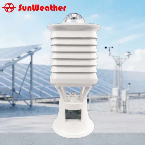 PC-8A Compact Automatic Weather Station With Display | All-in-One Environmental Monitoring System
