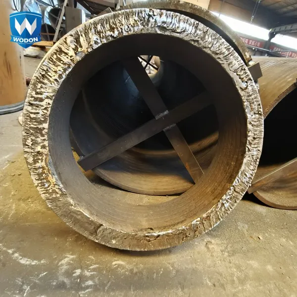 Power Plant Boiler Ash Handling Wear Resistant Chromium Carbide Overlay Pipe photo-4