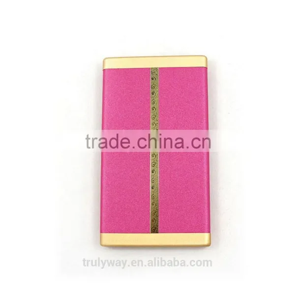 Customizing LOGO Portable Charger 6000mah Leather Power Bank photo-2