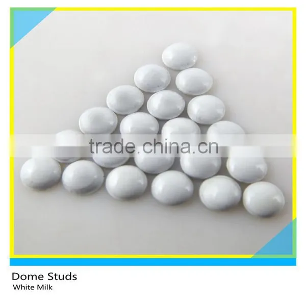 Hotfix Loose Aluminum Dome Studs Rose Brass Studs Iron on Half Round Studs photo-6