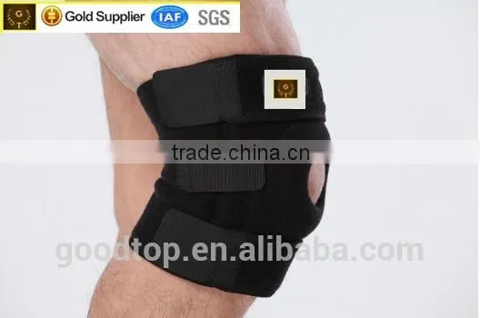 Adjustable Neoprene Knee Support With Basic Open Patella Kneecap Brace and Spring Steel Side Stays photo-5