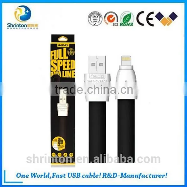 Remax Fast Speed USB 2.0 Sync Data Cable Flat Cable photo-3