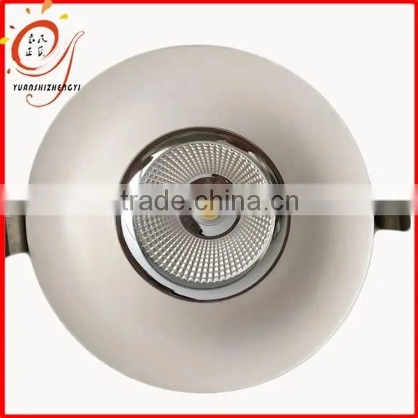 New Design Slim Round Aluminium Alloy COB Downlight With CE ROSH