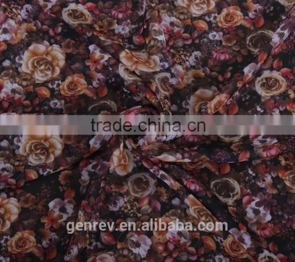 Printed Fabric Design Poly Chiffon Print Digital Fabric Printing on Fabric Digitai Printfabrics photo-2