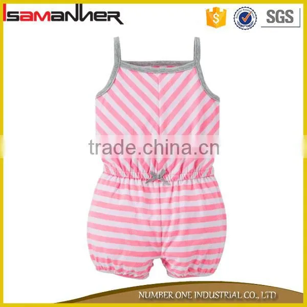 China Wholesale Hot Benchwear Baby Girl Pom Pom Romper photo-2