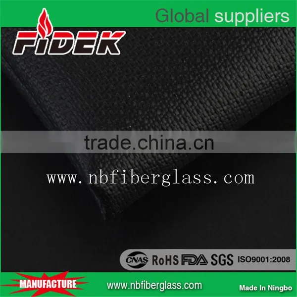 Black Silicone Rubber Fiberglass Cloth Roll Quality Choice