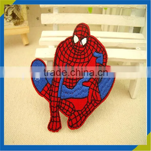 China Custom Handmade Hook 3D Superman Embroidery Eagle Textile Patch photo-2