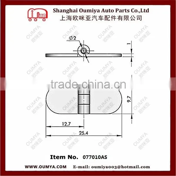 Steel Door Hinges for Trucks and Trailer 071010AS photo-2