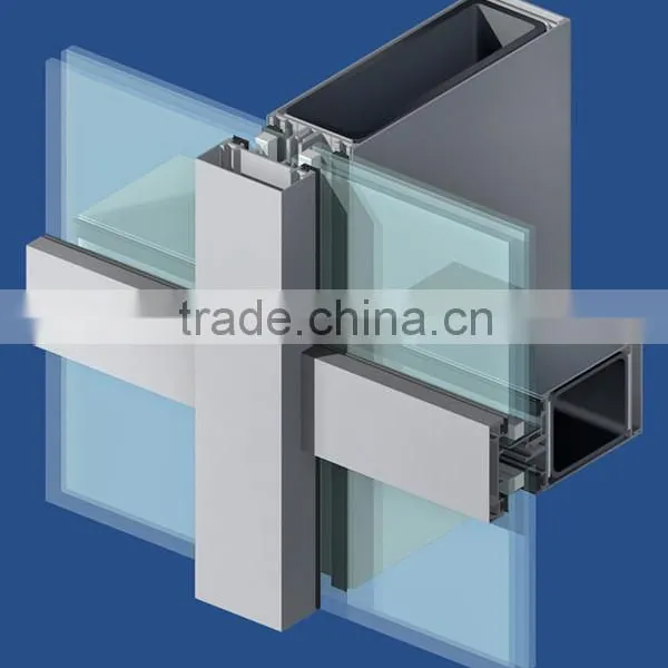 Unitized Glass Curtain Wall With CE Certificate photo-5