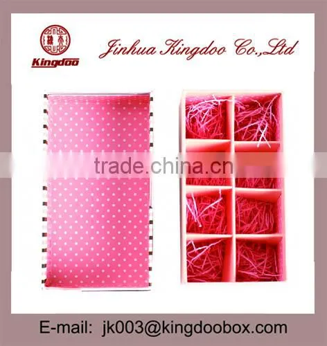 Jinhua Supplier Handmade Paper Chocolate Gift Box With Ribbon Lid photo-2