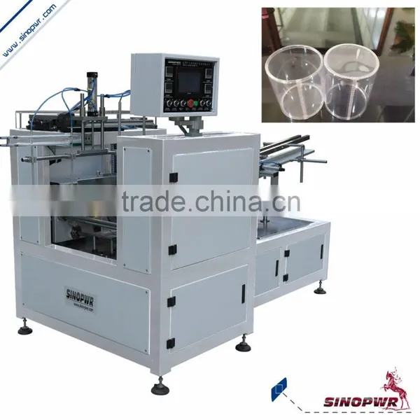 Automatic PVC PET tube packing box crimping curling machine
