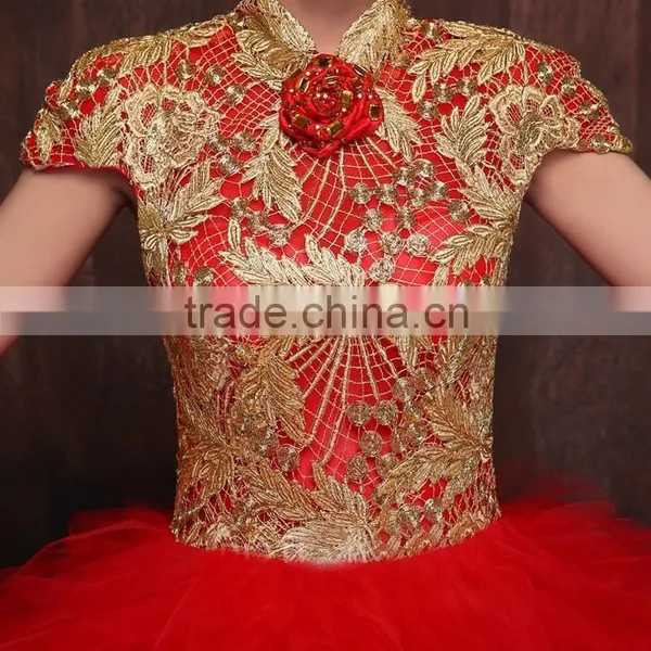 Good Quality Women Bead Embroidered Evening Dress photo-3