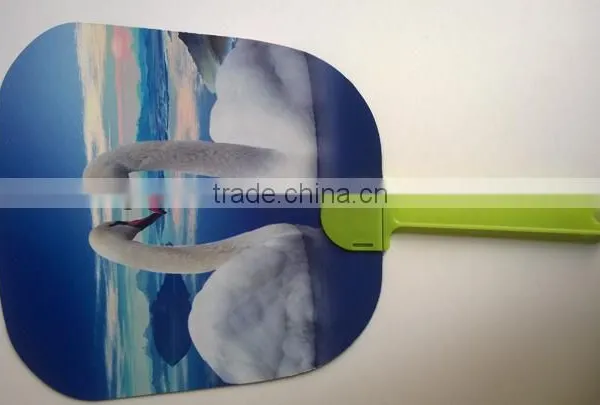 PP/PVC Cartoon Plastic Hand Fan 3d Mini Portable Fan