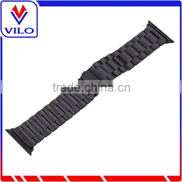 Stainless Steel Metal Wristband HOCO Stainless Steel Watch Strap Classic Buckle Adapter Watch Band for Apple Watch photo-4