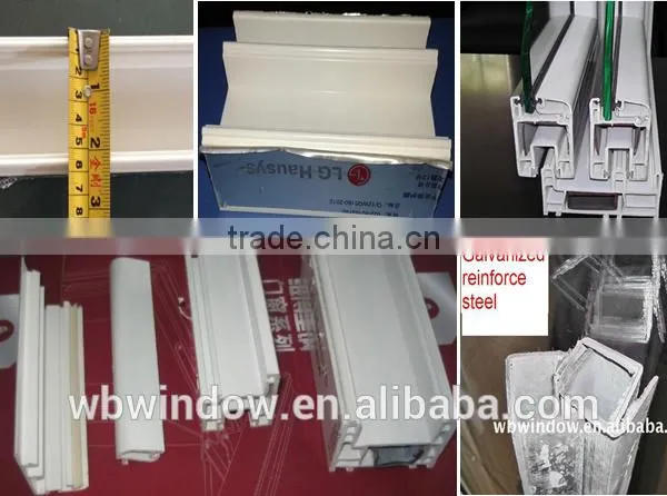 Lastest Plastic Frame and Double Glass Sliding Style Pvc Windows photo-6