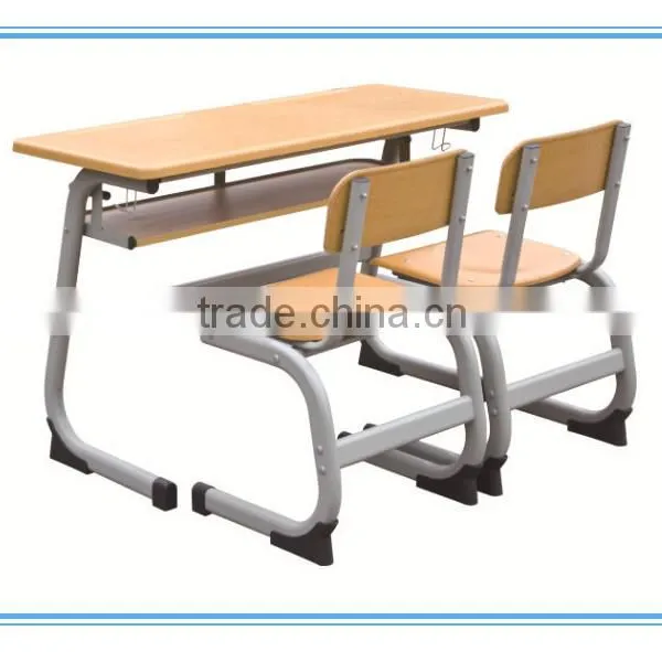 Student Double Desks and Chairs, Kids School Furniture in School Sets TF-9321 photo-3