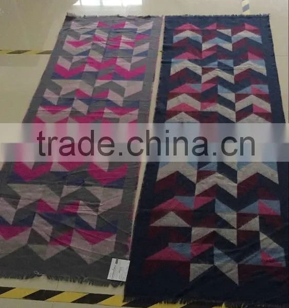 Fashionable Scarf Custom Design 60*150cm 100% Acrylic Cashmere Scarf photo-2