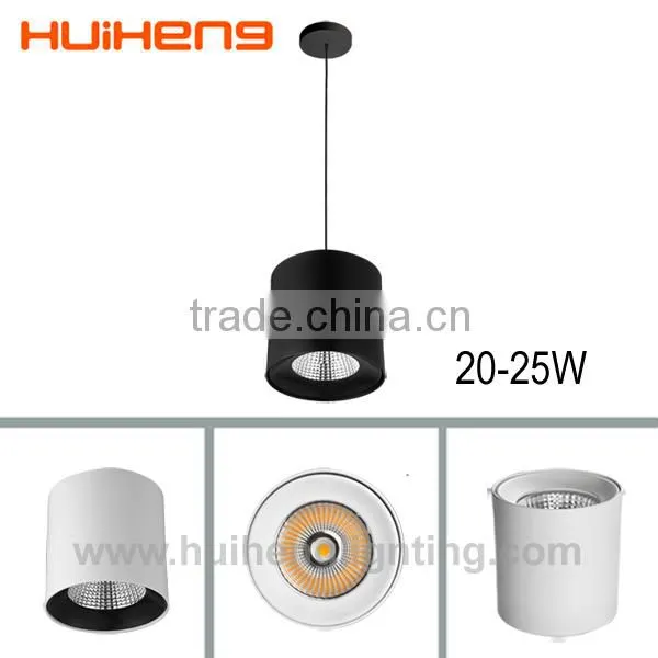 20W 25w 180*185mm Aluminum Drvier Cree COB LED Pendant Lamp