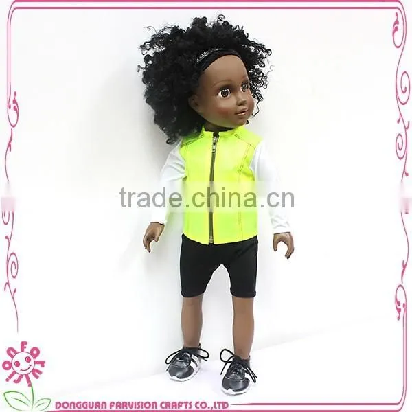 Baseball Black Doll With Wholesale Sneakers Shoes for Dolls photo-6